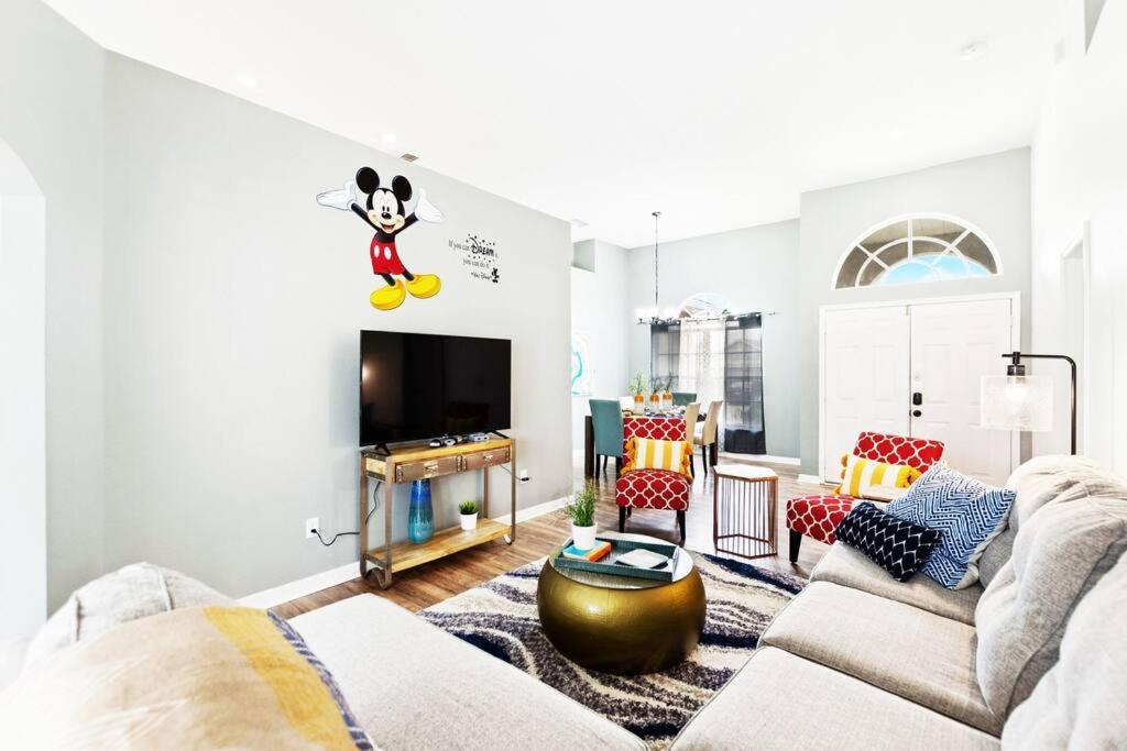 Spacious Disney Themed 5Bed Villa! Private Heated Enclosed Pool/Spa/Bbq! Davenport Exterior foto