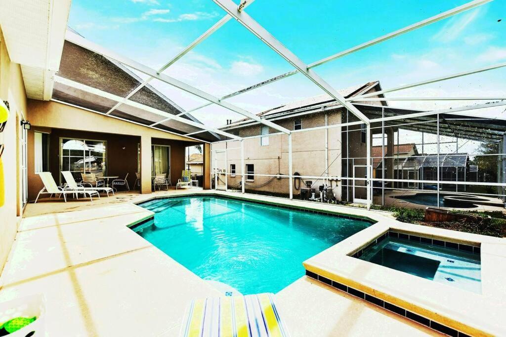 Spacious Disney Themed 5Bed Villa! Private Heated Enclosed Pool/Spa/Bbq! Davenport Exterior foto