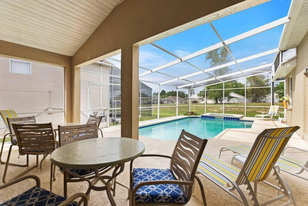 Spacious Disney Themed 5Bed Villa! Private Heated Enclosed Pool/Spa/Bbq! Davenport Exterior foto