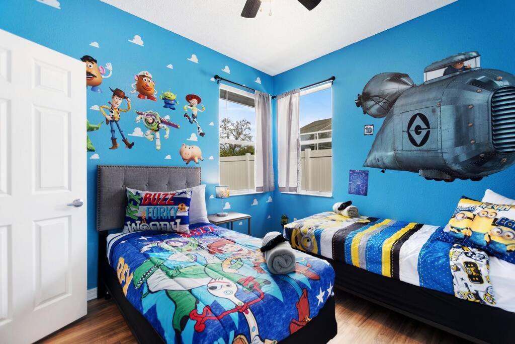 Spacious Disney Themed 5Bed Villa! Private Heated Enclosed Pool/Spa/Bbq! Davenport Exterior foto