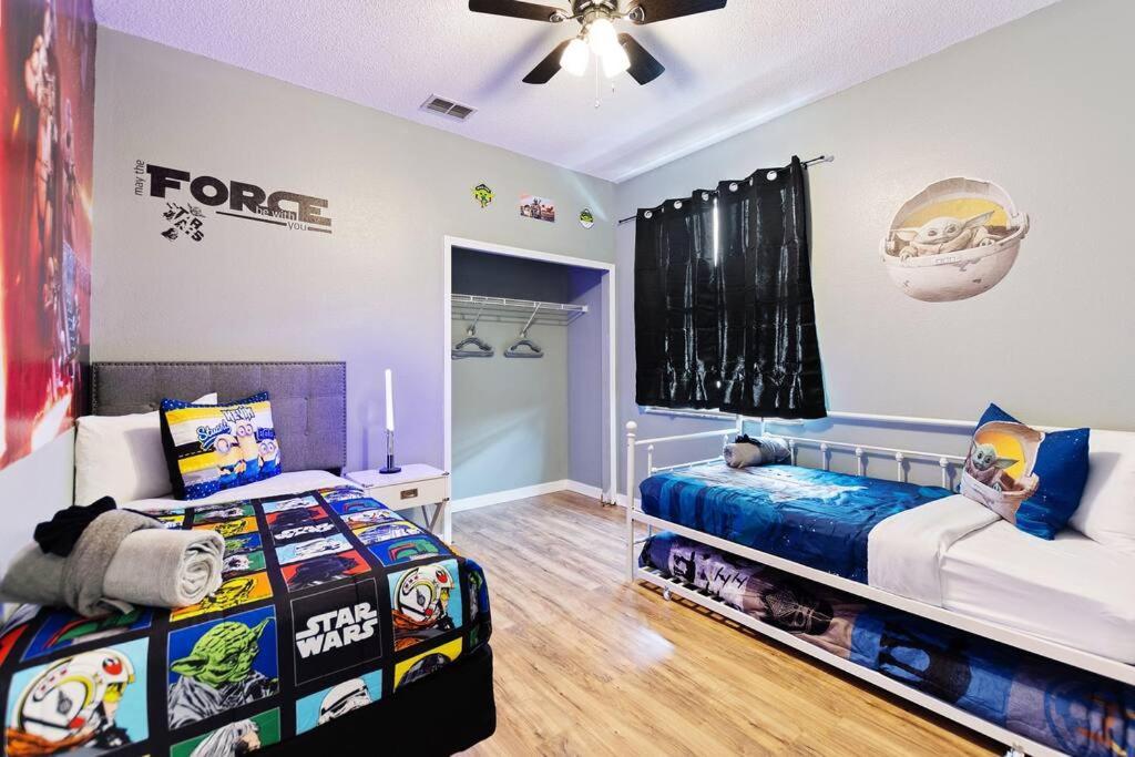 Spacious Disney Themed 5Bed Villa! Private Heated Enclosed Pool/Spa/Bbq! Davenport Exterior foto